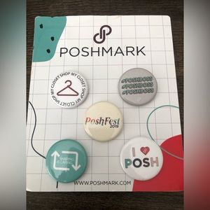 Poshmark Poshfest Buttons